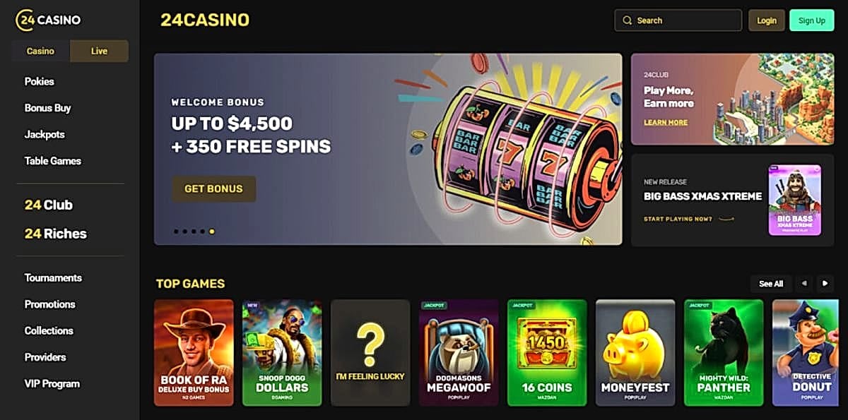 24 Casino: Lohnt sich die Anmeldung bei 14.000 Spielen?