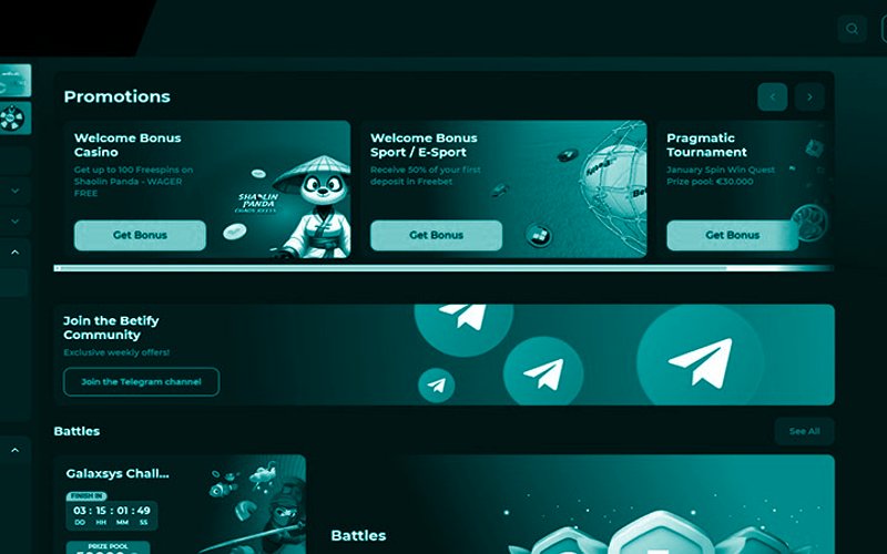 Betify Casino Bonus und Promotionen
