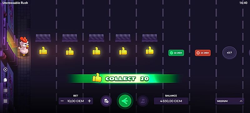 Eggwina und der Highway So laeuft Uncrossable Rush wirklich