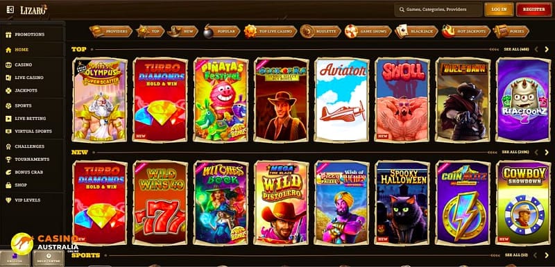 Anmeldung und erste Einzahlung bei Lizaro Casino