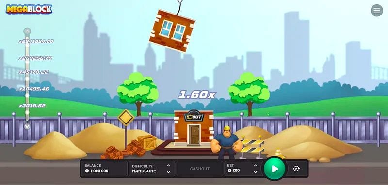 MegaBlock Gameplay - Turmbau auf der Baustelle